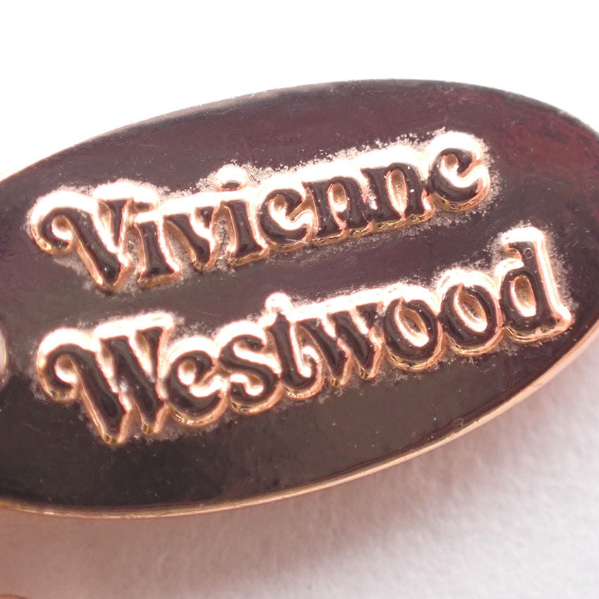 【中古】Vivienne Westwood/ヴィヴィアンウエストウッド ピンクゴールド オーブ ペンダント/ネックレス/j61-12