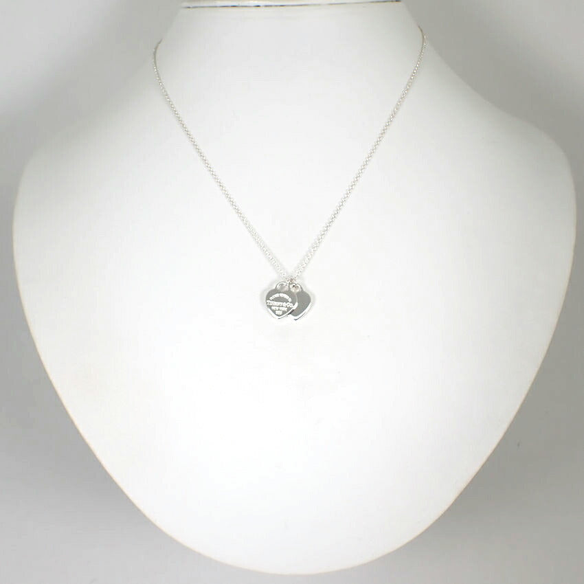 【中古】TIFFANY/ティファニー 925 リターントゥティファニー ダブルハートタグ ペンダント/j62-10