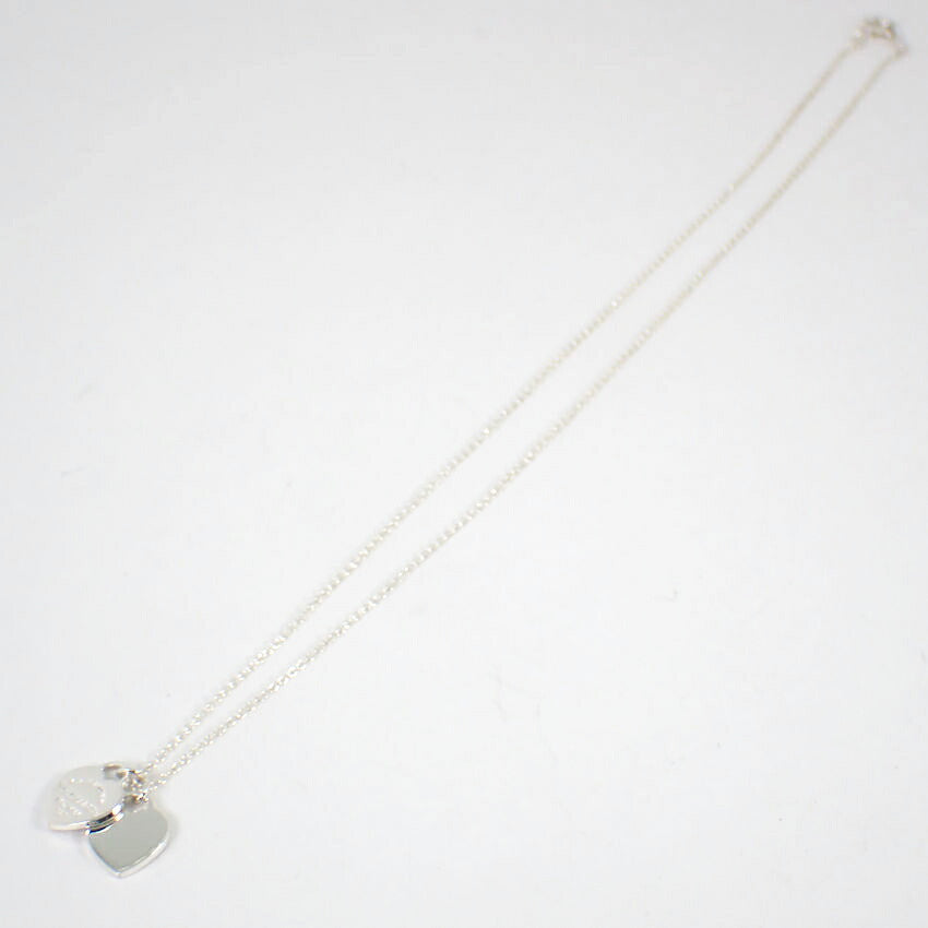 【中古】TIFFANY/ティファニー 925 リターントゥティファニー ダブルハートタグ ペンダント/j62-10