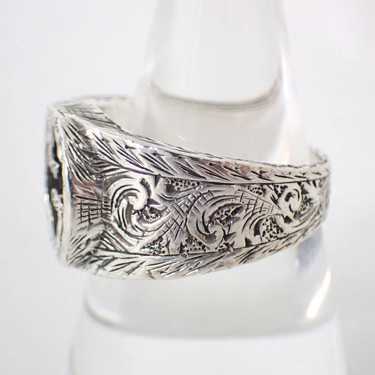 【中古】GUCCI/グッチ 925 インターロッキング リング /22号/j62-1
