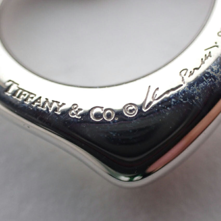 【中古】TIFFANY/ティファニー 925 オープンハート ペンダント/ネックレス/j63-1