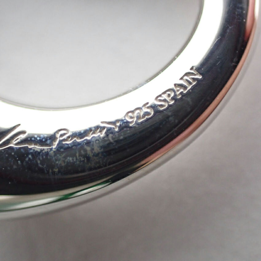 【中古】TIFFANY/ティファニー 925 オープンハート ペンダント/ネックレス/j63-1