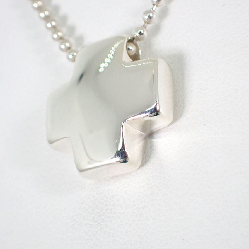 【中古】TIFFANY/ティファニー 925 ローマンクロス ペンダント/ネックレス/j63-2