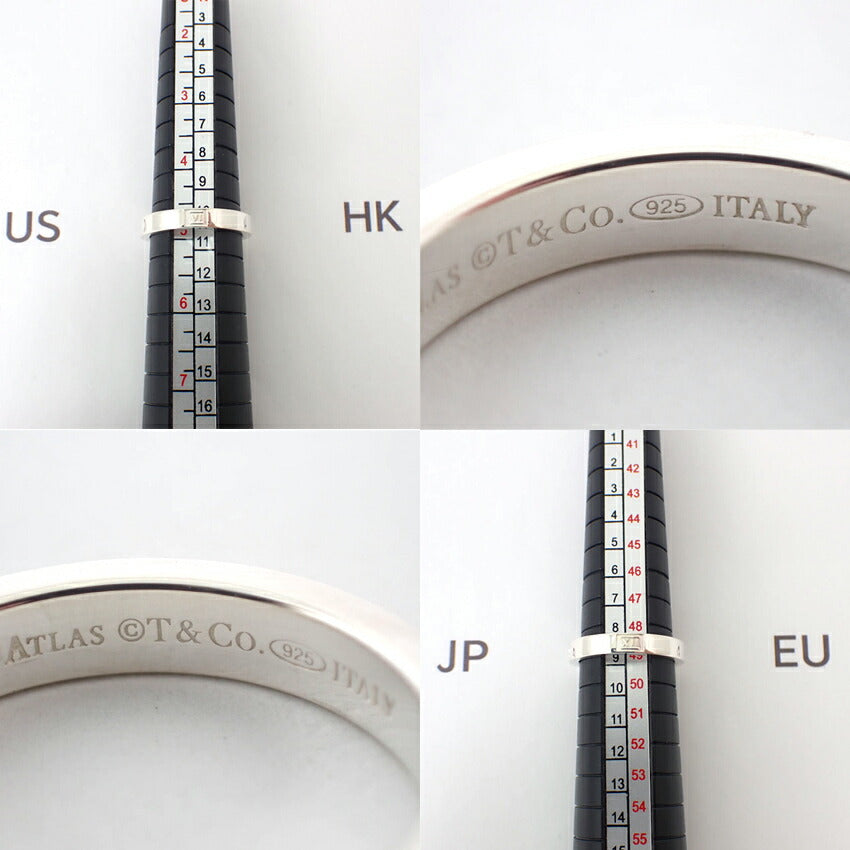 【中古】TIFFANY/ティファニー 925 アトラス リング/9号/j63-3