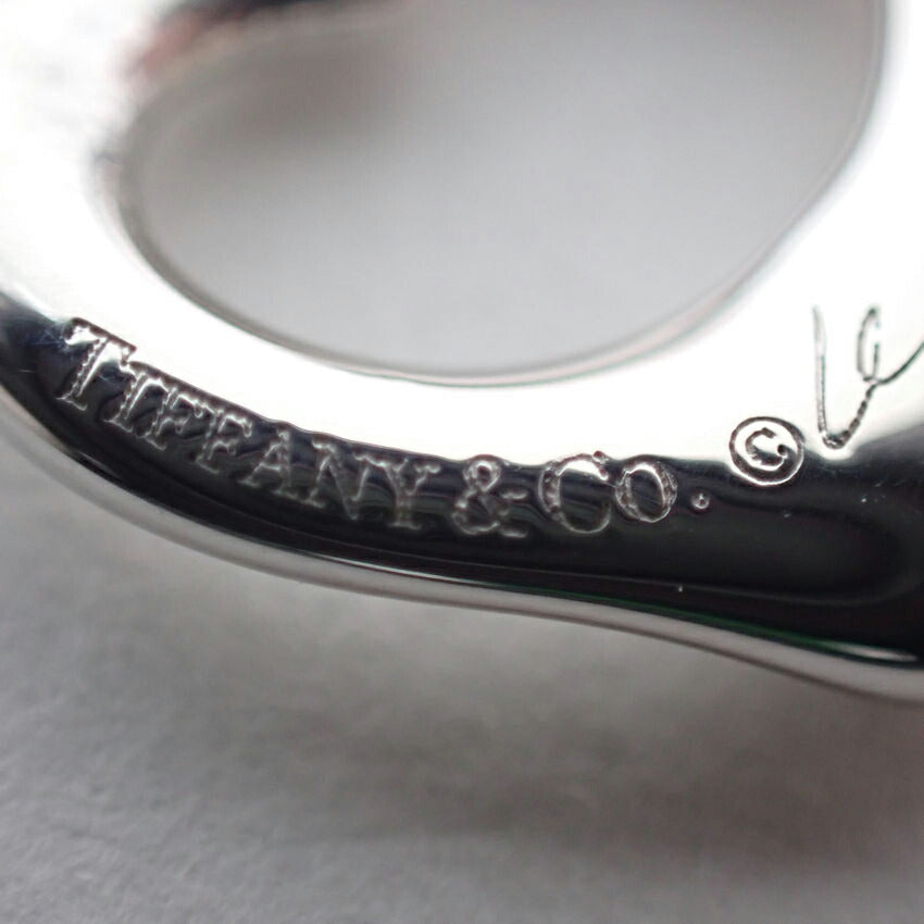【中古】TIFFANY/ティファニー 925 オープンハート ペンダント/ネックレス/j64-3