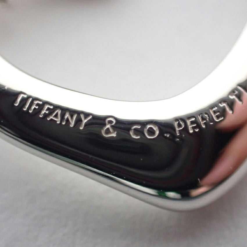 【中古】TIFFANY/ティファニー 925 オープンハート ペンダント/ネックレス/j64-6