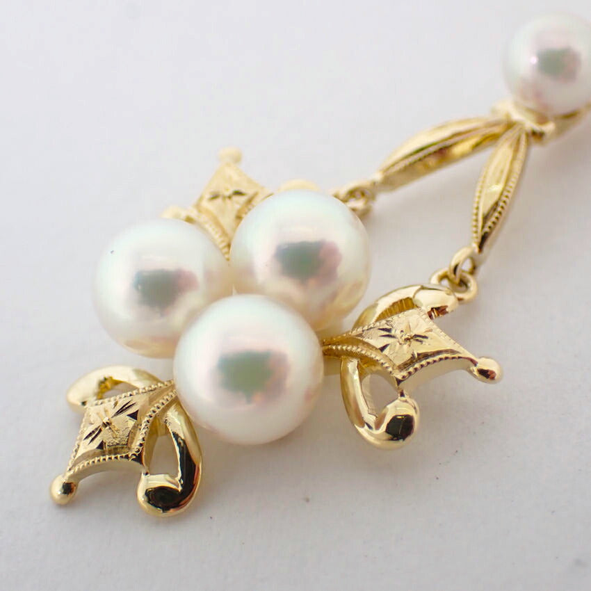 【中古】MIKIMOTO/ミキモト K14 アコヤ真珠 4.4～5.3ｍｍ ペンダントトップ/j65-1