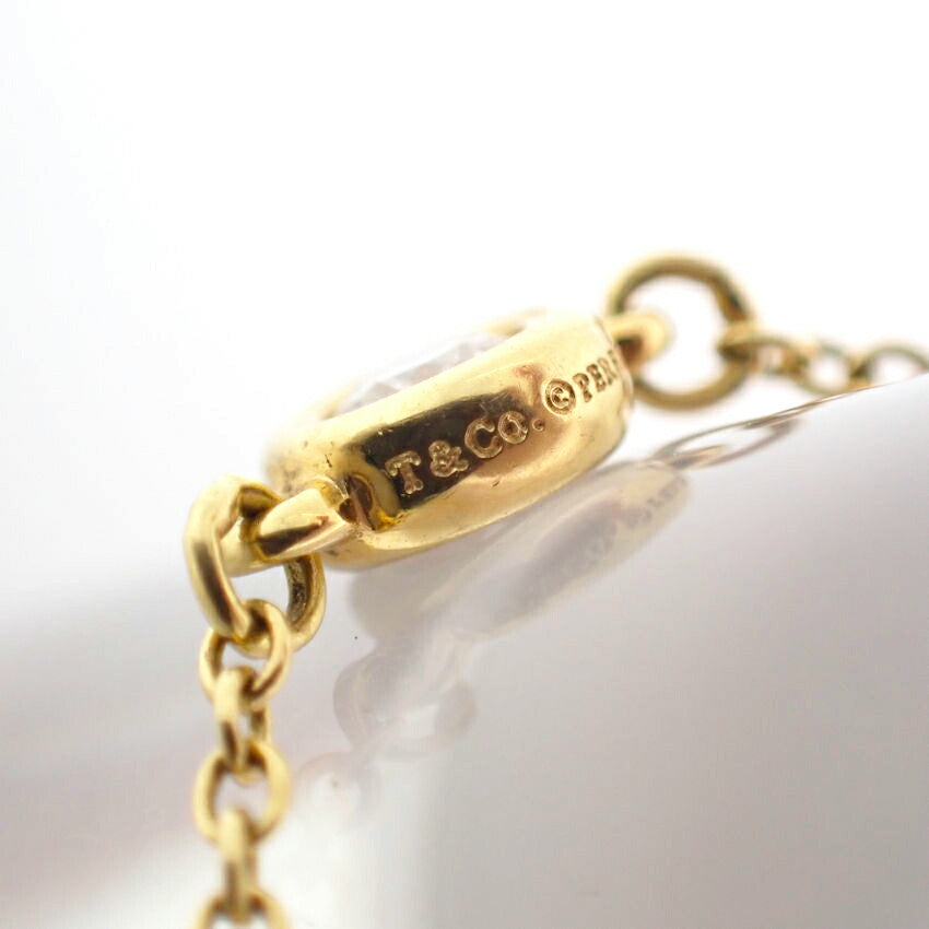【中古】TIFFANY/ティファニー 750 ダイヤモンド バイザヤード リング/17号/j65-5