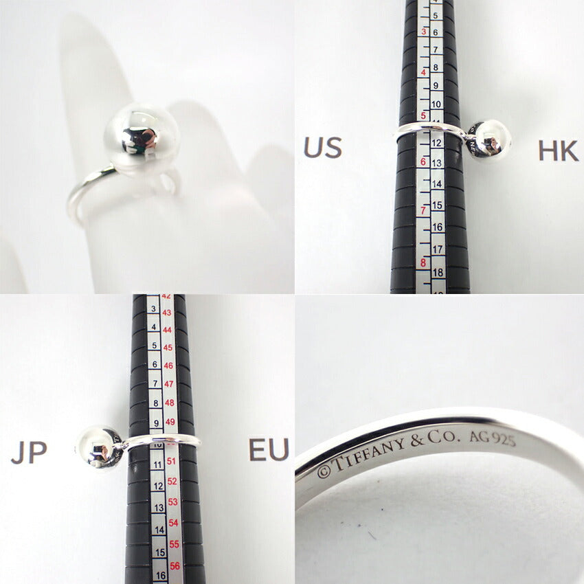 【中古】TIFFANY/ティファニー 925 ハードウェア ボールリング/10号/j68-1