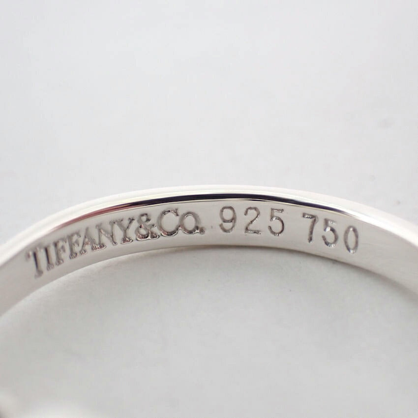 【中古】TIFFANY/ティファニー 925/750 ラブノット コンビ リング /12号/j68-3
