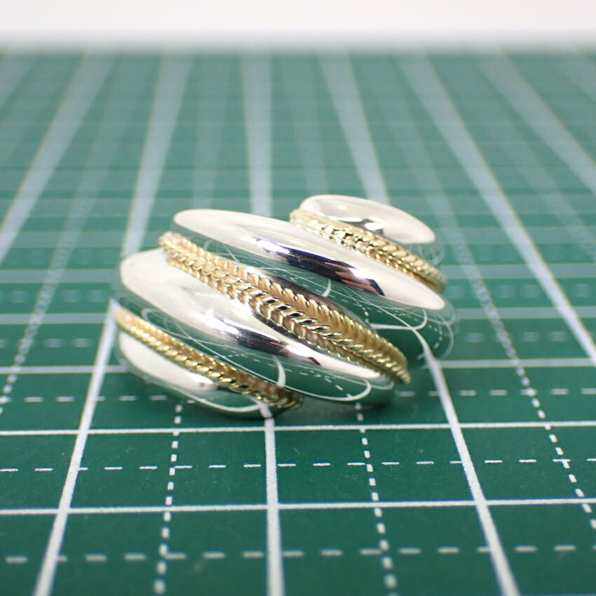 【中古】TIFFANY/ティファニー 925/750 ツイステッド  リング /10号/j69-3