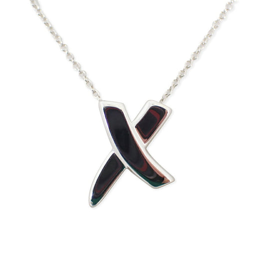 【中古】TIFFANY/ティファニー 925 キス ペンダント/ネックレス/j69-9