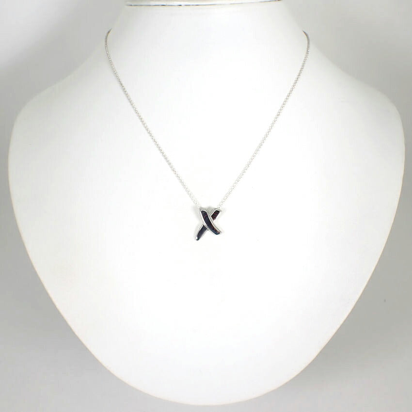 【中古】TIFFANY/ティファニー 925 キス ペンダント/ネックレス/j69-9