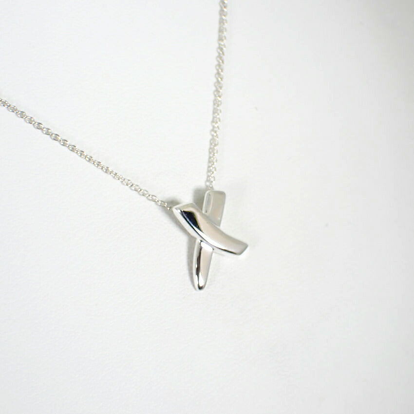 【中古】TIFFANY/ティファニー 925 キス ペンダント/ネックレス/j69-9