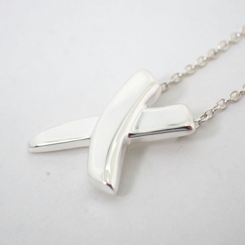 【中古】TIFFANY/ティファニー 925 キス ペンダント/ネックレス/j69-9