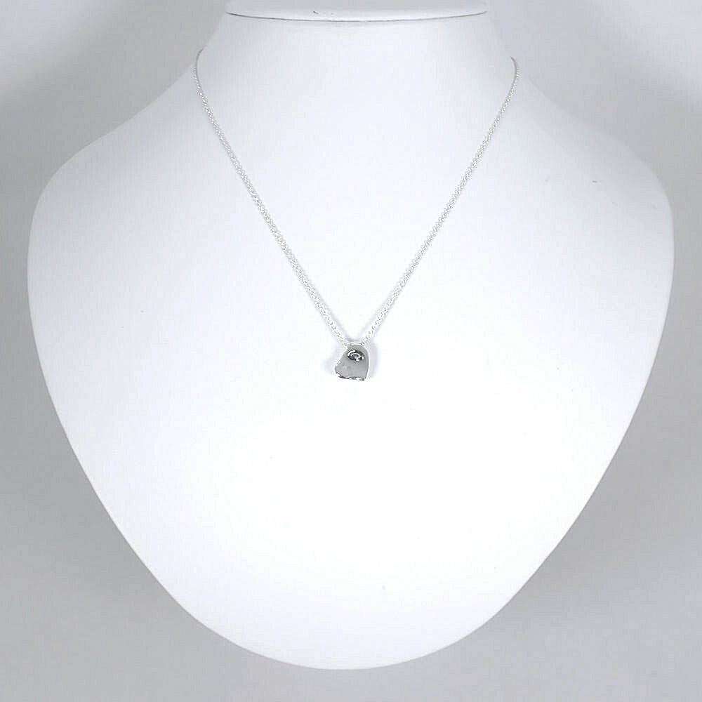 【中古】TIFFANY/ティファニー 925 フルハート ペンダント/ネックレス/j7-1