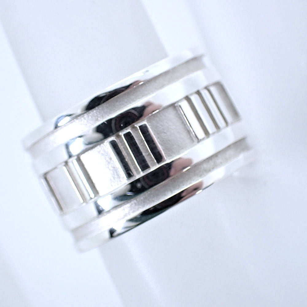【中古】TIFFANY/ティファニー 925 アトラス ワイド リング /9.5号/j7-8