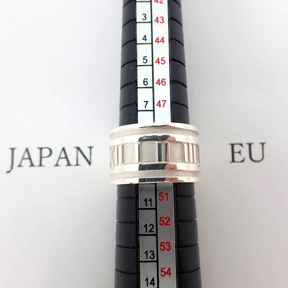 【中古】TIFFANY/ティファニー 925 アトラス ワイド リング /9.5号/j7-8