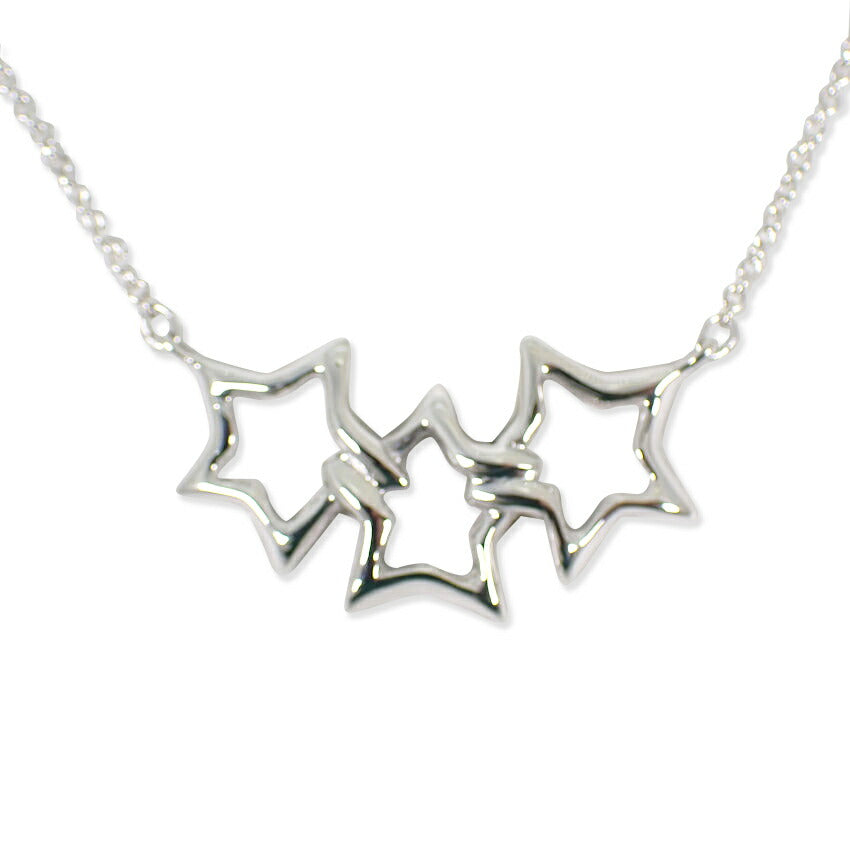 【中古】TIFFANY/ティファニー 925 トリブルスター  ネックレス/j70-6