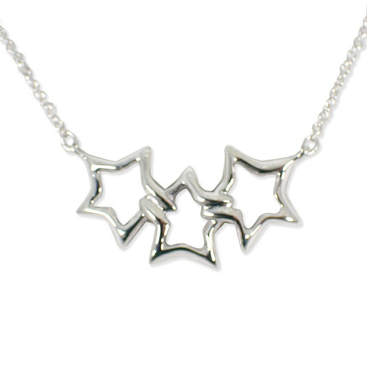 【中古】TIFFANY/ティファニー 925 トリブルスター  ネックレス/j70-6