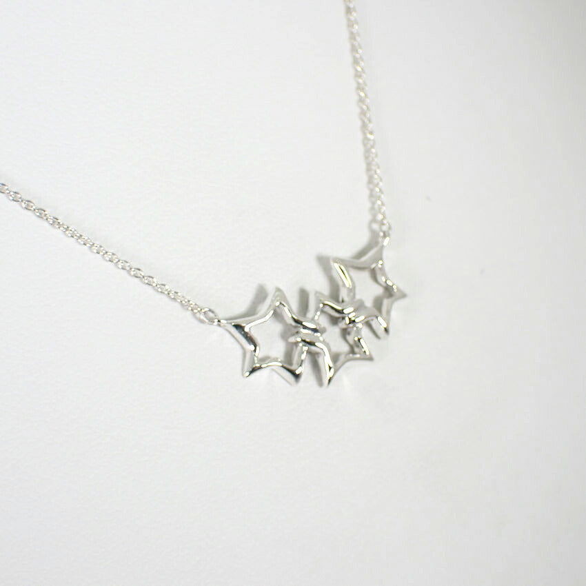 【中古】TIFFANY/ティファニー 925 トリブルスター  ネックレス/j70-6