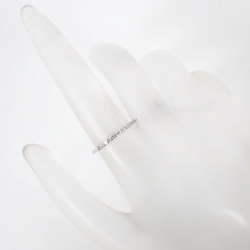 【中古】Canal4℃ K10WG ダイヤモンド リング /9号/j70-8