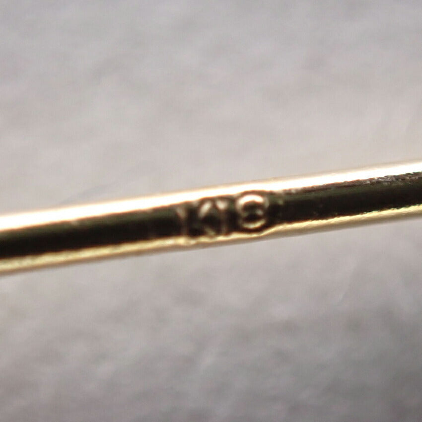 【中古】K18 ルビー ピアス/j71-5