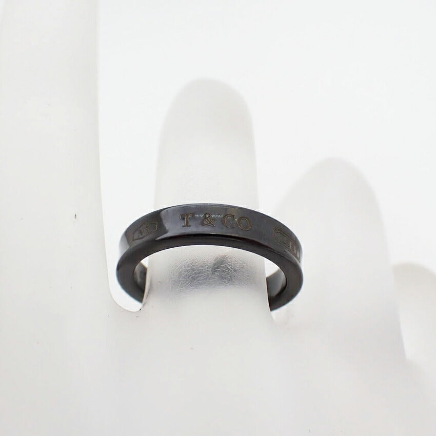 【中古】TIFFANY/ティファニー 925/チタン 1837 リング /10号/j73-30