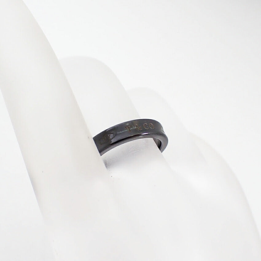 【中古】TIFFANY/ティファニー 925/チタン 1837 リング /10号/j73-30