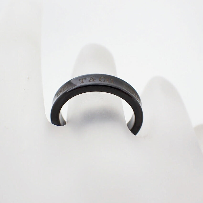 【中古】TIFFANY/ティファニー 925/チタン 1837 リング /10号/j73-30