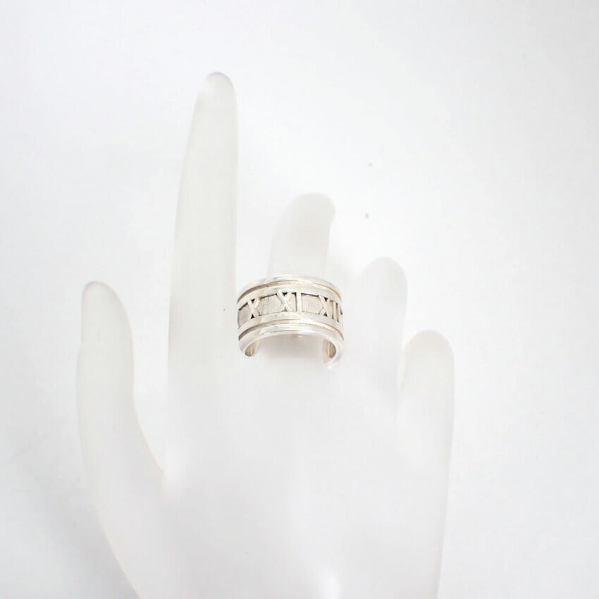 【中古】TIFFANY/ティファニー 925 アトラス ワイド リング/13号/j73-31