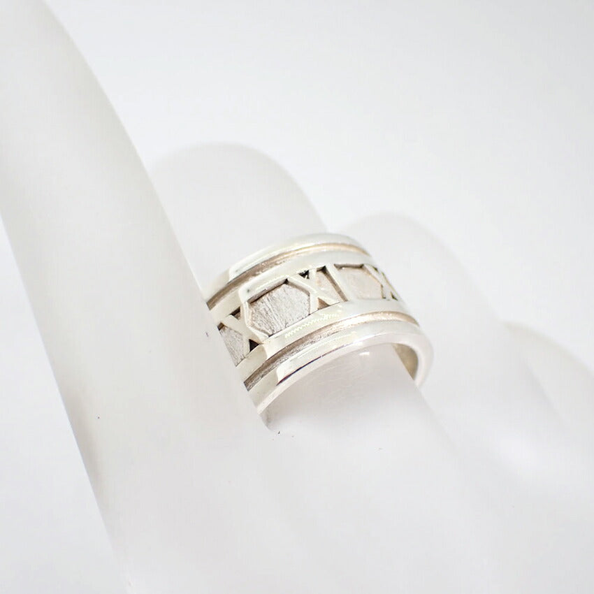 【中古】TIFFANY/ティファニー 925 アトラス ワイド リング/13号/j73-31