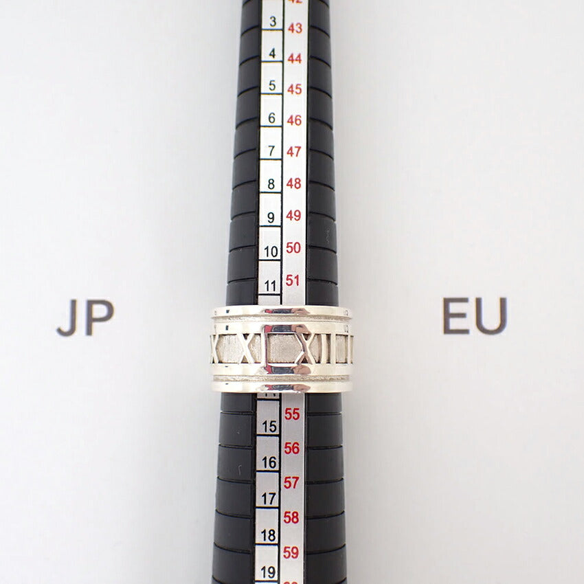 【中古】TIFFANY/ティファニー 925 アトラス ワイド リング/13号/j73-31