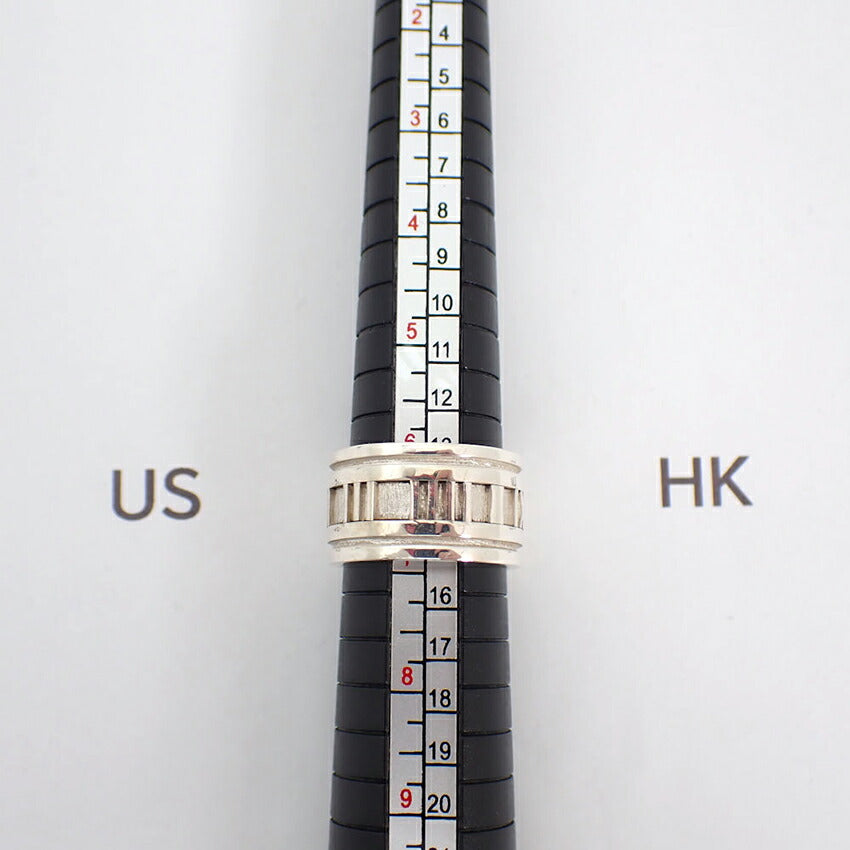 【中古】TIFFANY/ティファニー 925 アトラス ワイド リング/13号/j73-31
