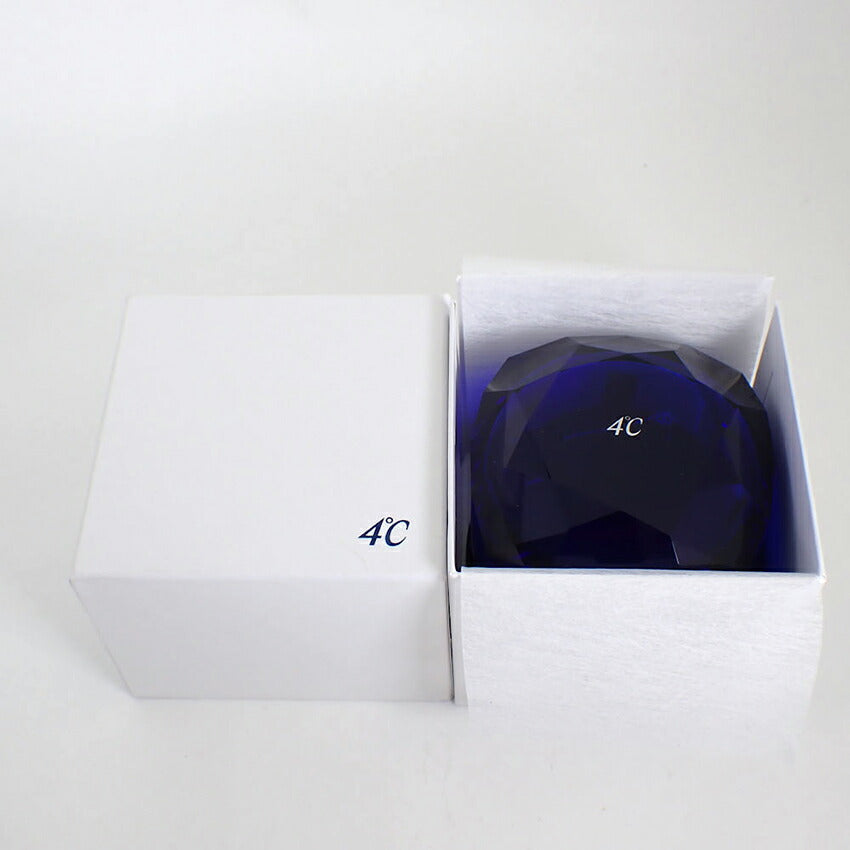 【中古】4℃ K10WG ダイヤモンド ペンダント/ネックレス/j73-33