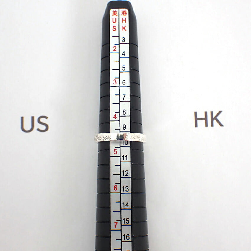 【中古】TIFFANY/ティファニー 925 ノーツ I love you ナロー リング /10号/j76-63