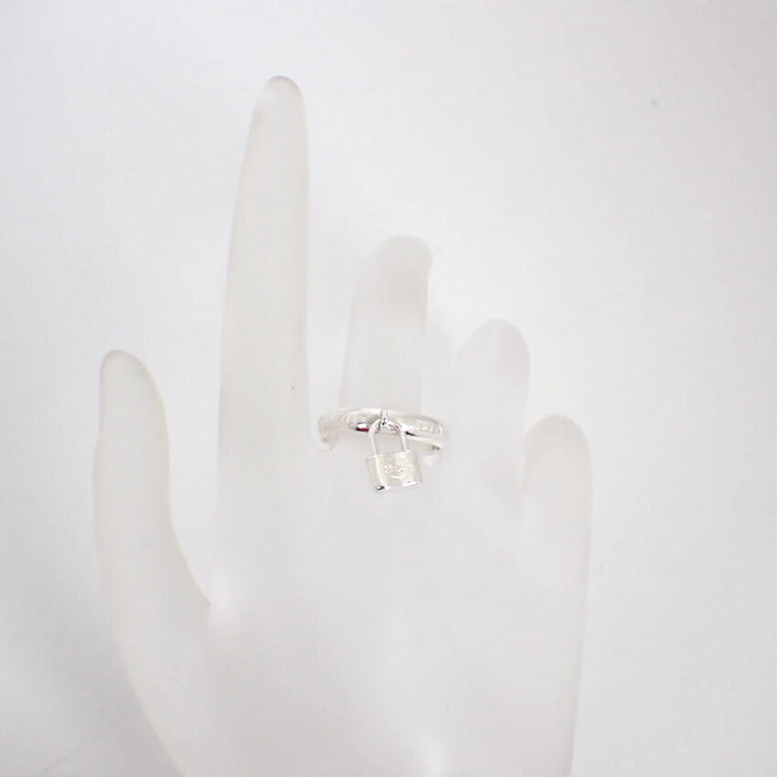【中古】TIFFANY/ティファニー 925 1837 カデナ リング /12.5号/j76-64