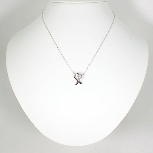 【中古】TIFFANY/ティファニー 925 ラビングハート ペンダント/ネックレス/j77-6