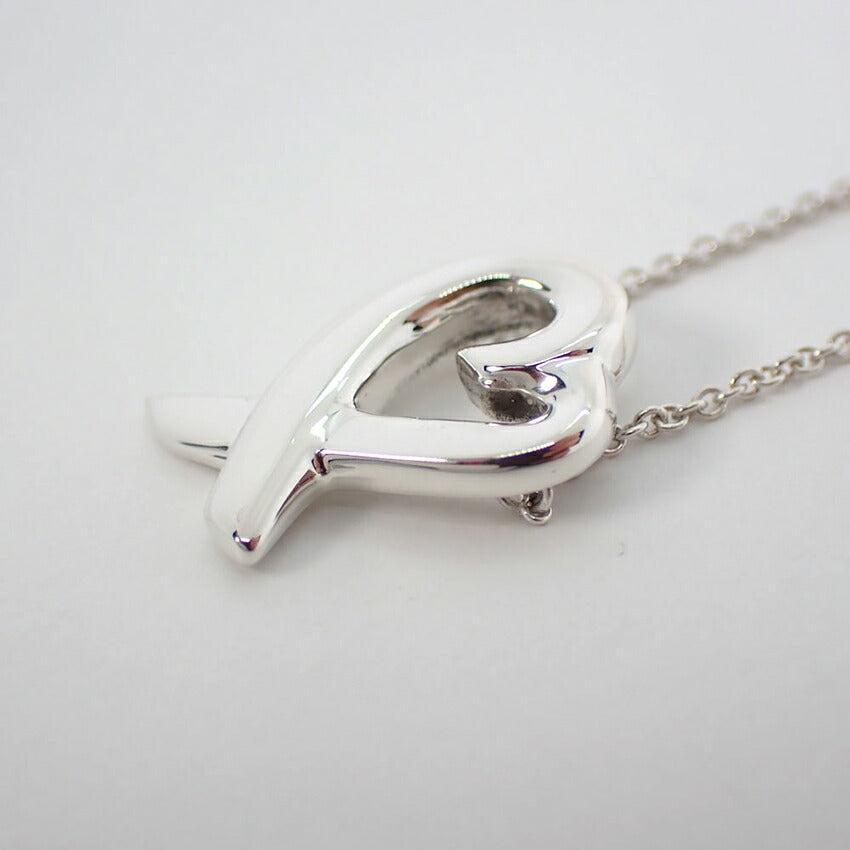 【中古】TIFFANY/ティファニー 925 ラビングハート ペンダント/ネックレス/j77-6