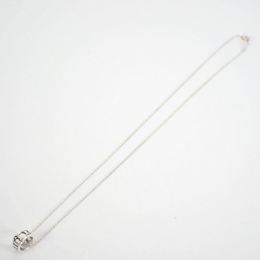 【中古】TIFFANY/ティファニー 925 オープンアトラス ペンダント/ネックレス/j77-7