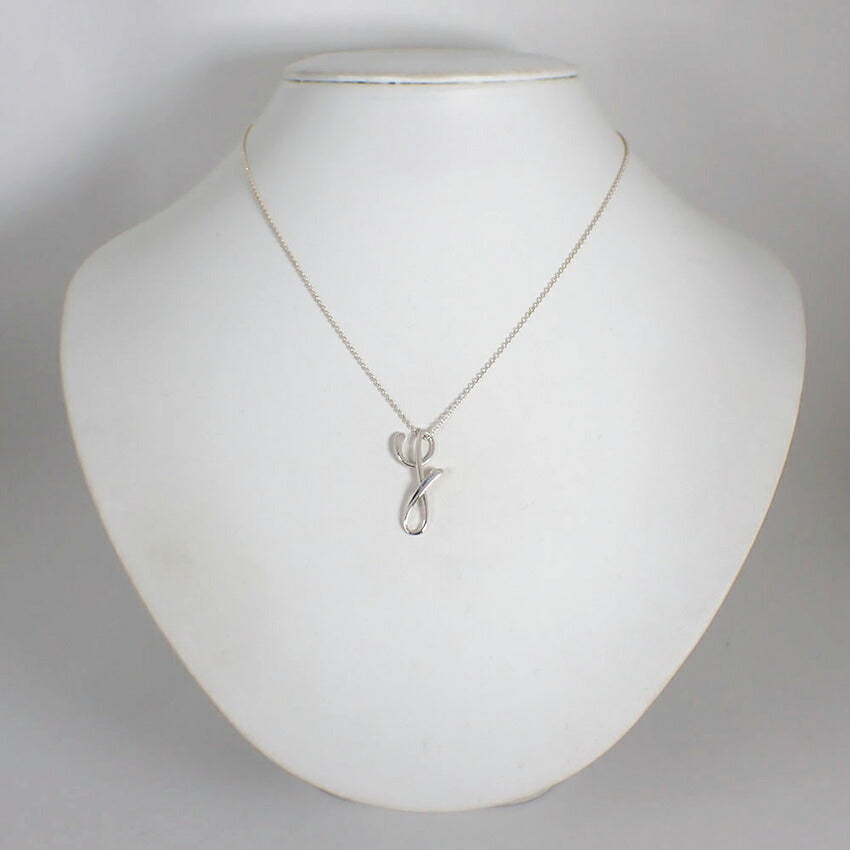 【中古】TIFFANY/ティファニー/925/イニシャルｙ/ペンダント/ネックレス/j78-83