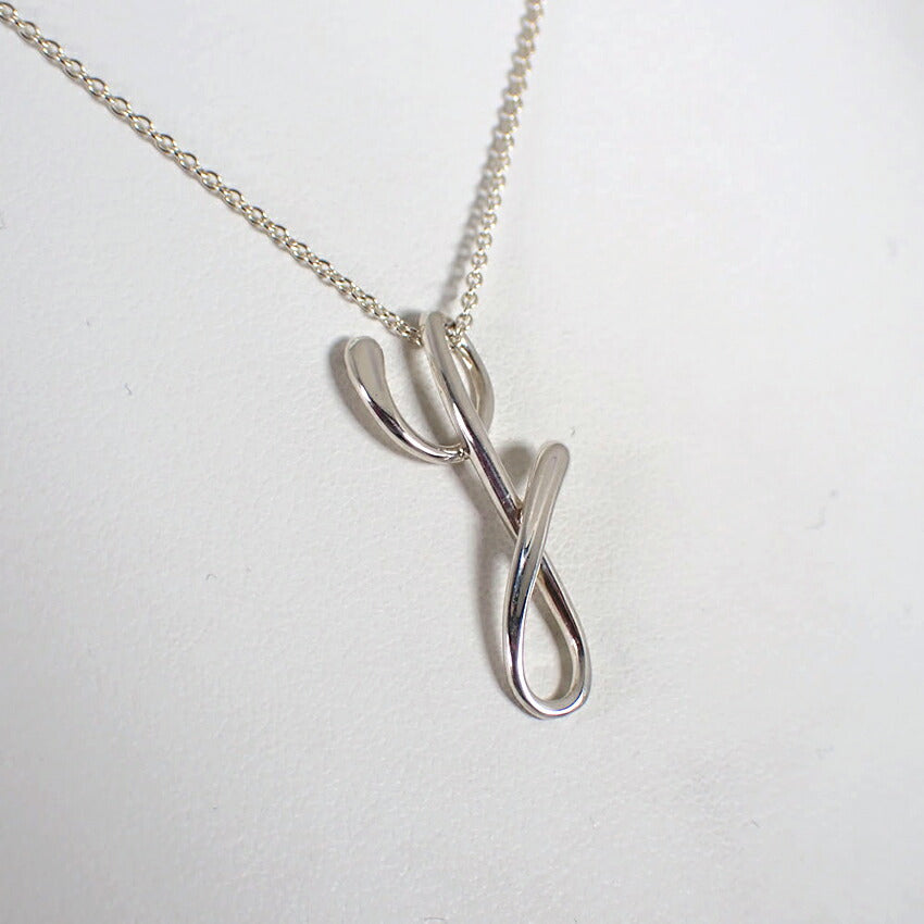 【中古】TIFFANY/ティファニー/925/イニシャルｙ/ペンダント/ネックレス/j78-83