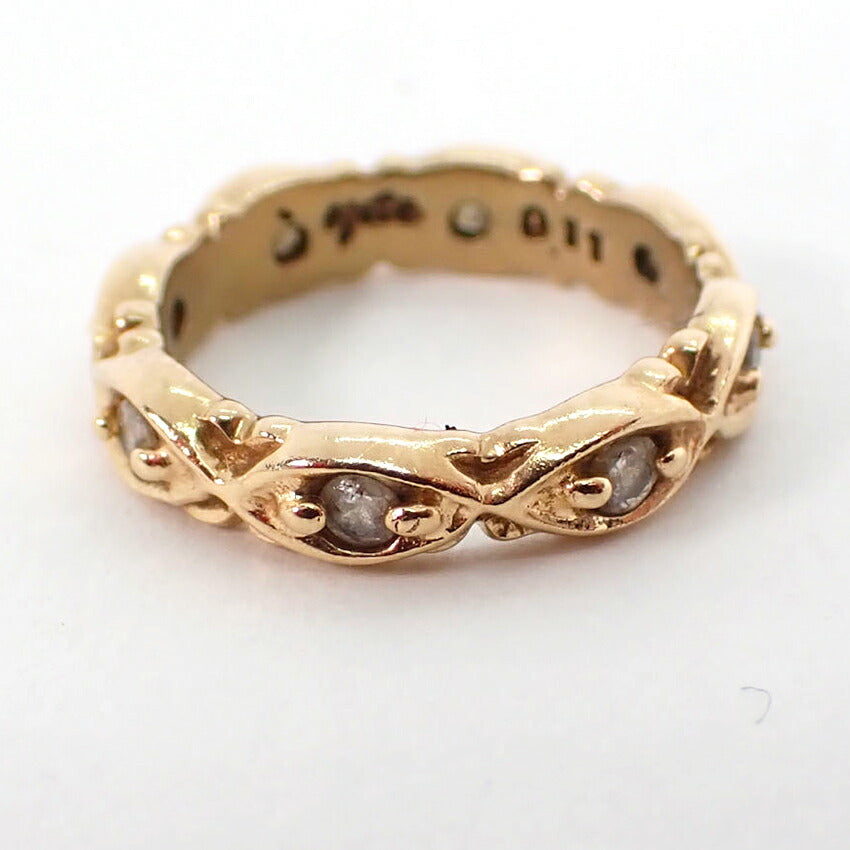 【中古】agete/アガット/K10/ダイヤモンド/ペンダントトップ/j79-10