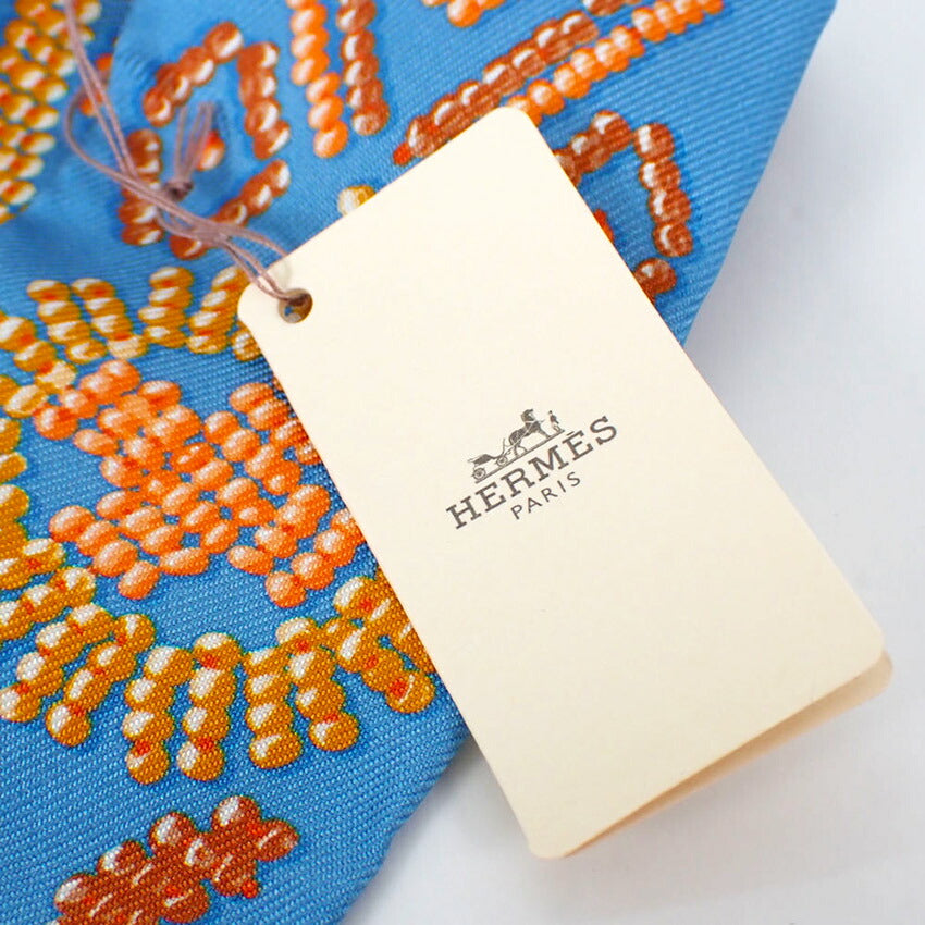 【新品】HERMES/エルメス/ツイリー/シルク/アンベルル/箱/スカーフ/j79-11