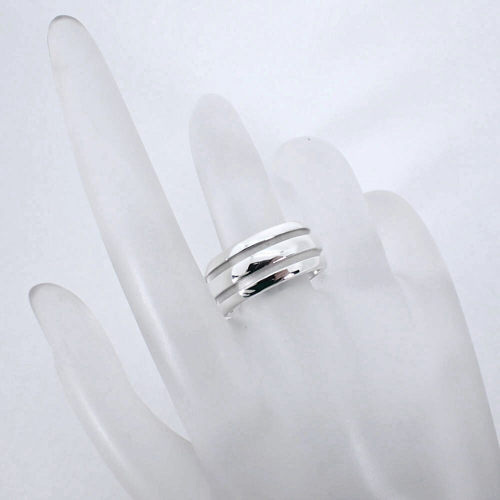 【中古】TIFFANY/ティファニー 925 ダブルライン リング /11号/j8-2