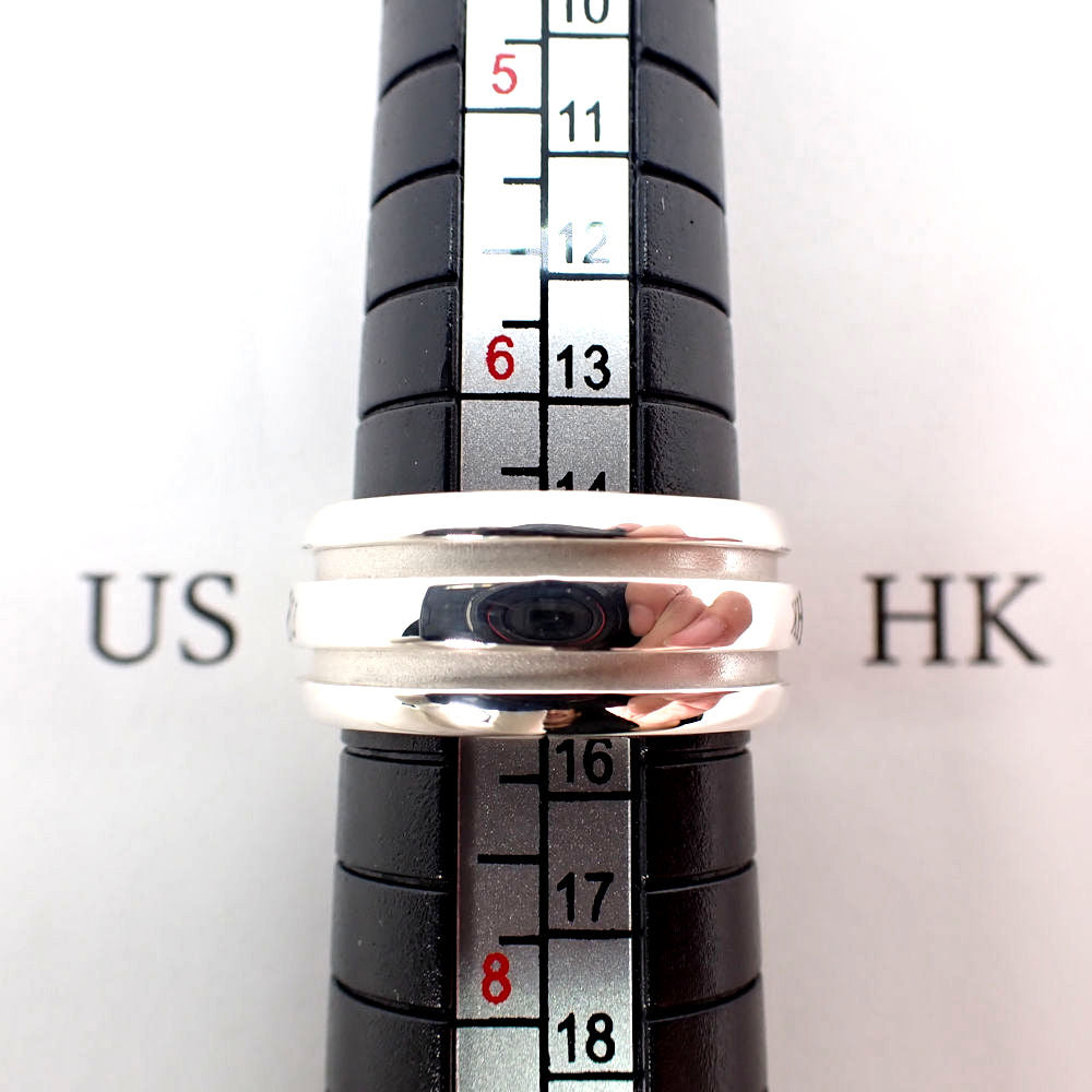 【中古】TIFFANY/ティファニー 925 ダブルライン リング /11号/j8-2