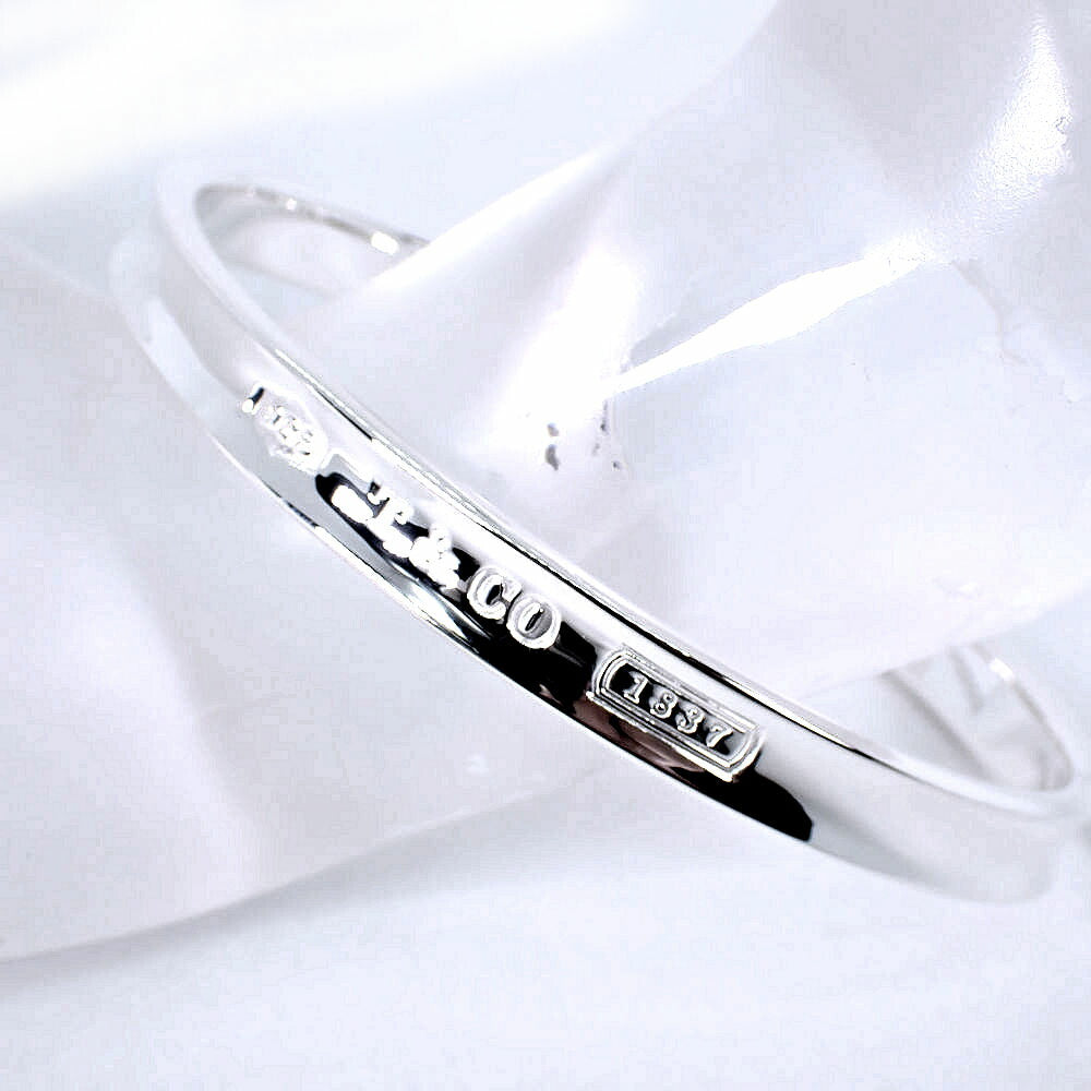 【中古】TIFFANY/ティファニー 925 1837 ナロー バングル/j8-3