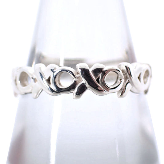 【中古】TIFFANY/ティファニー 925 パロマ・ピカソ ラブ＆キス エタニティドリング /12.5号/j8-6