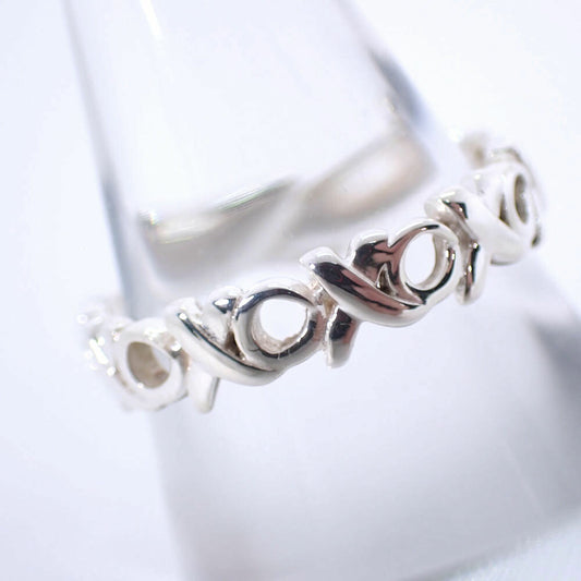 【中古】TIFFANY/ティファニー 925 パロマ・ピカソ ラブ＆キス エタニティドリング /12.5号/j8-6