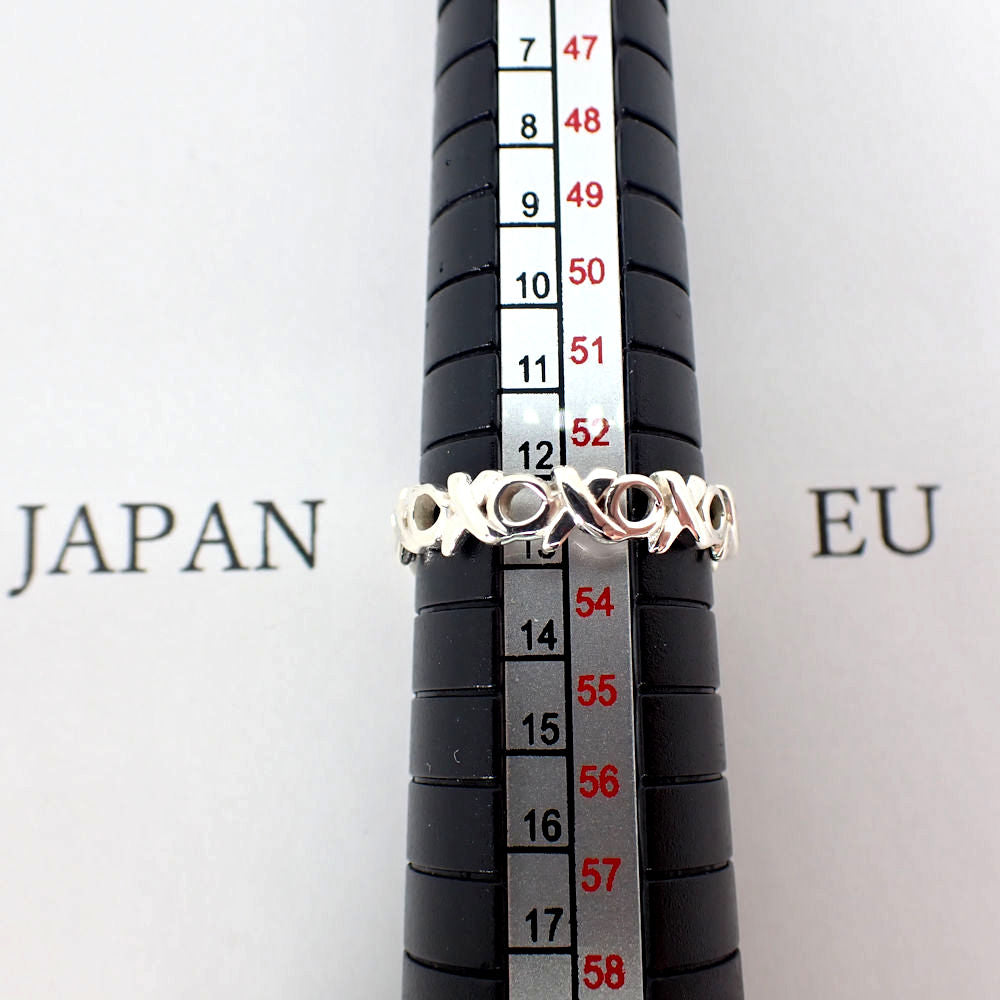 【中古】TIFFANY/ティファニー 925 パロマ・ピカソ ラブ＆キス エタニティドリング /12.5号/j8-6